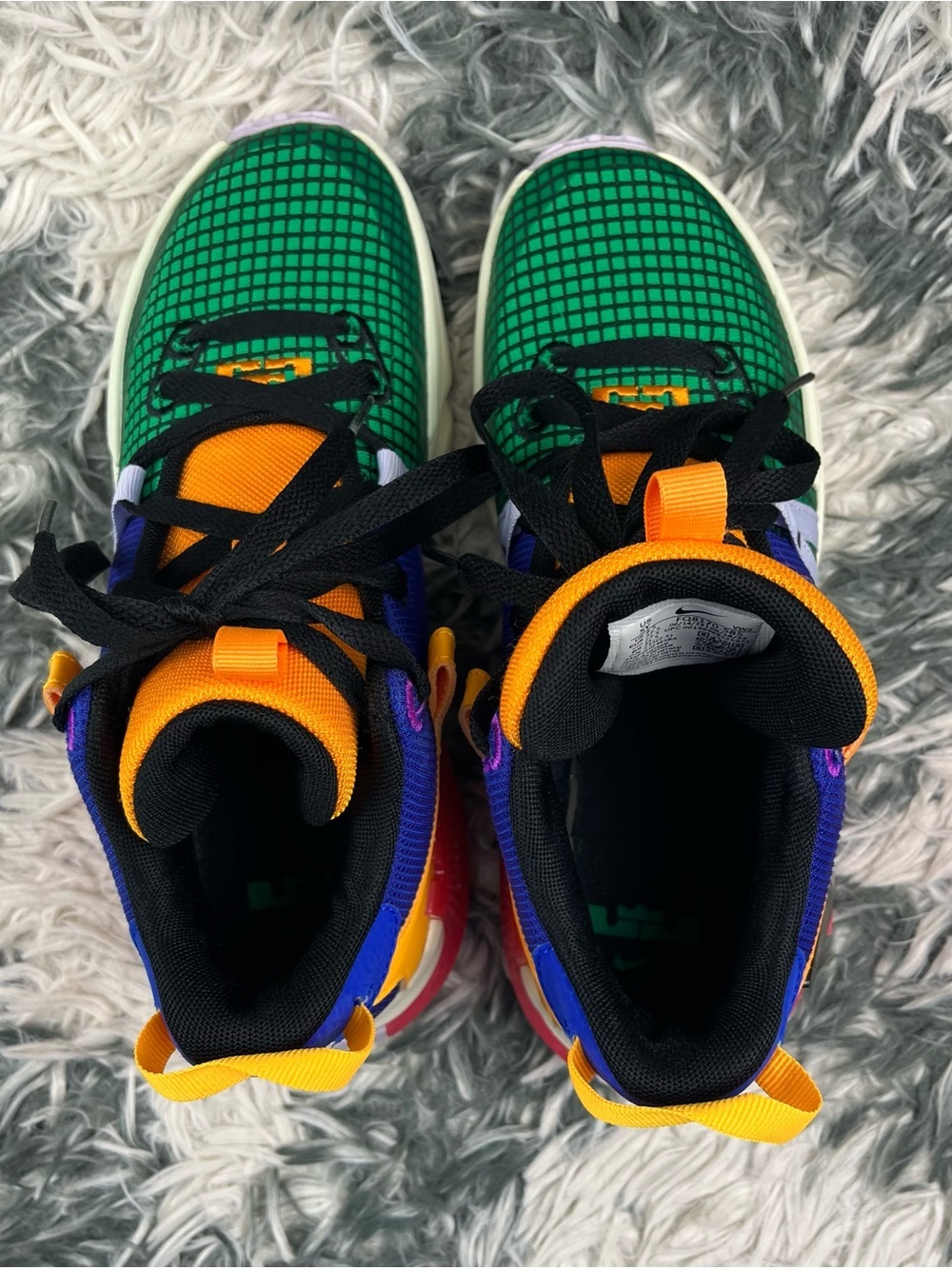Nike LeBron Witness 7 Kids Mid Multi-Color Sneakers FQ8170-585 Size 5Y - Picture 15 of 15